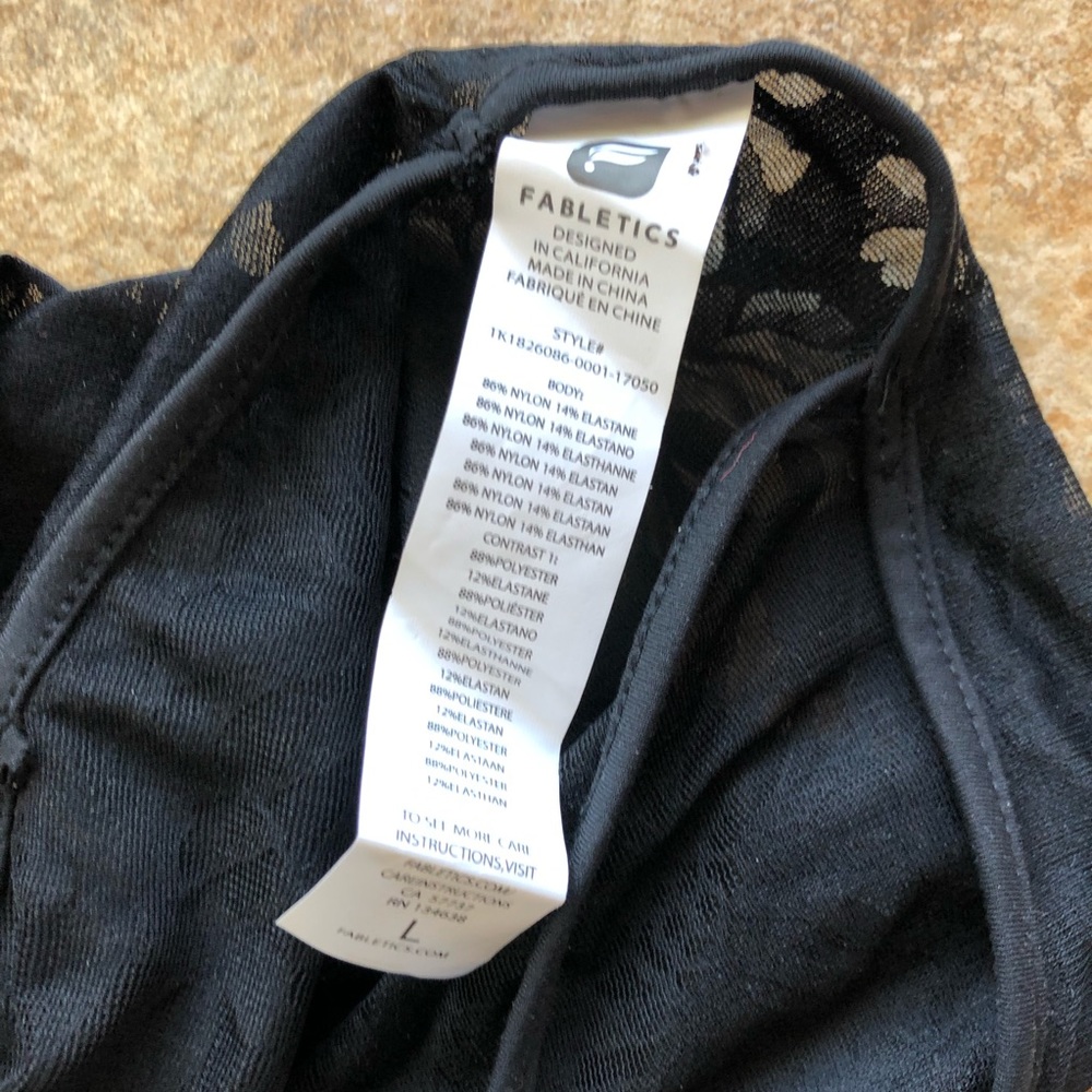 Fabletics Sheer Top - image 5